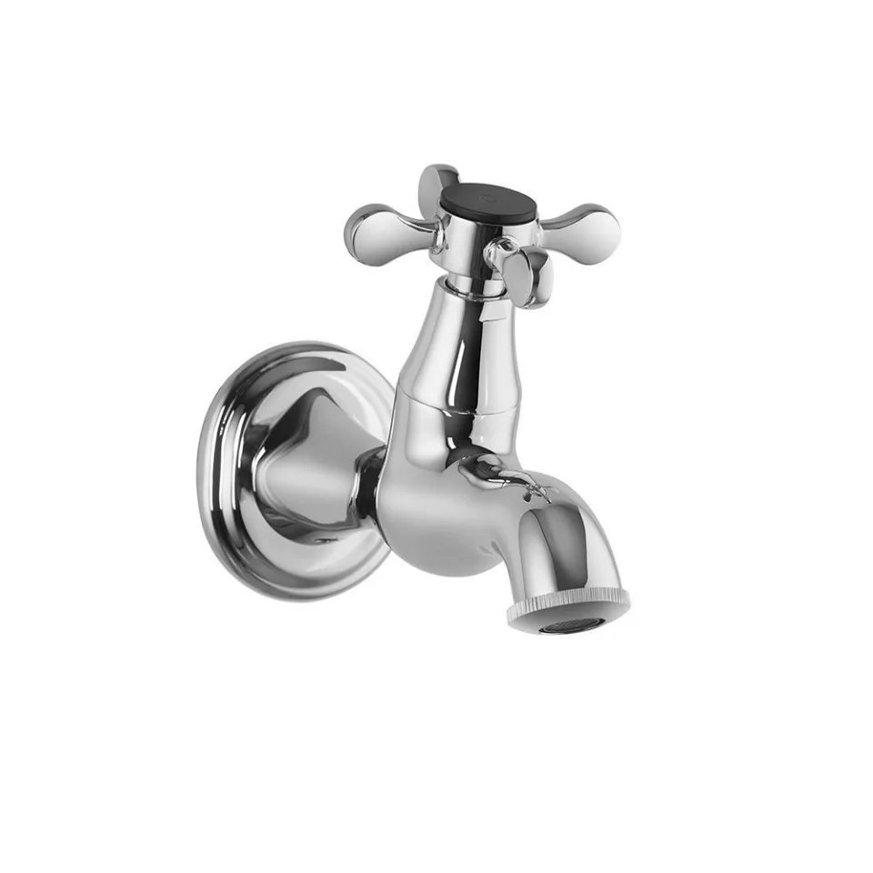 JAQUAR BIB TAP WITH WALL FLANGE QQP-CHR-7037PM