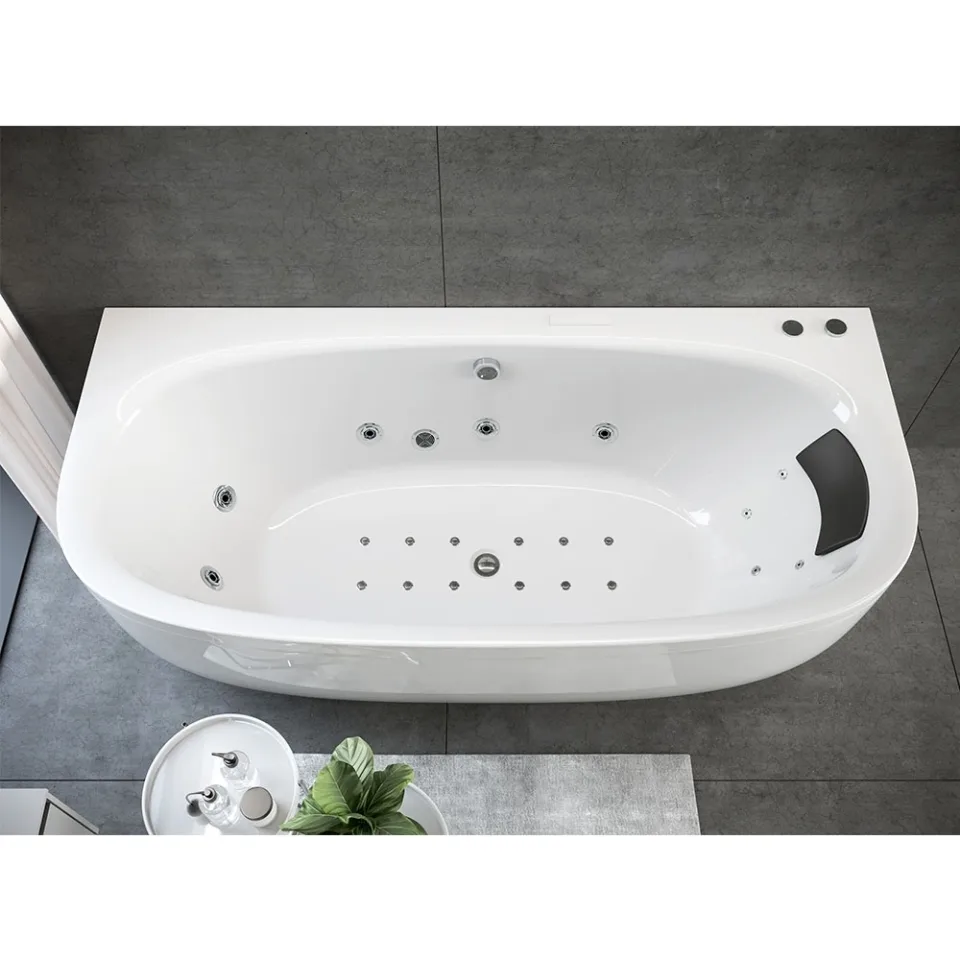 Jaquar Whirlpools Arc 190x90x47 Combi System jwp-wht-arc190cx